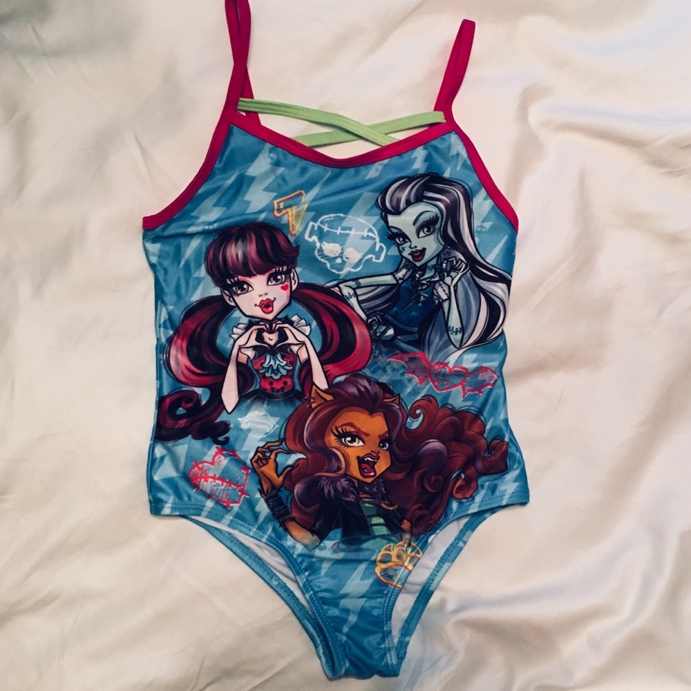 Girls Monster High Swim Suit